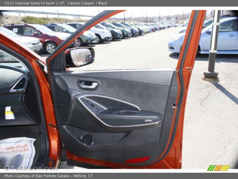 Canyon Copper / Black 2013 Hyundai Santa Fe Sport 2.0T