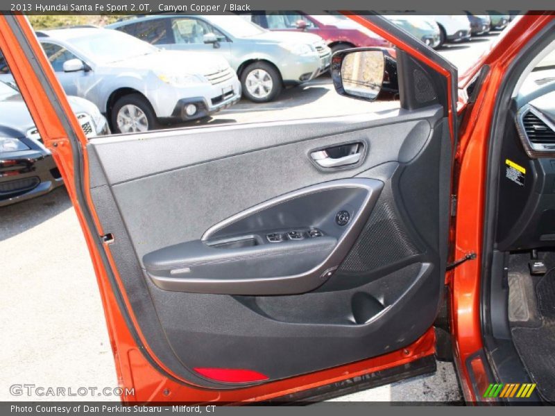 Canyon Copper / Black 2013 Hyundai Santa Fe Sport 2.0T