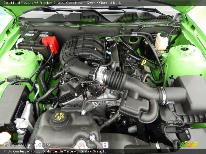  2014 Mustang V6 Premium Coupe Engine - 3.7 Liter DOHC 24-Valve Ti-VCT V6