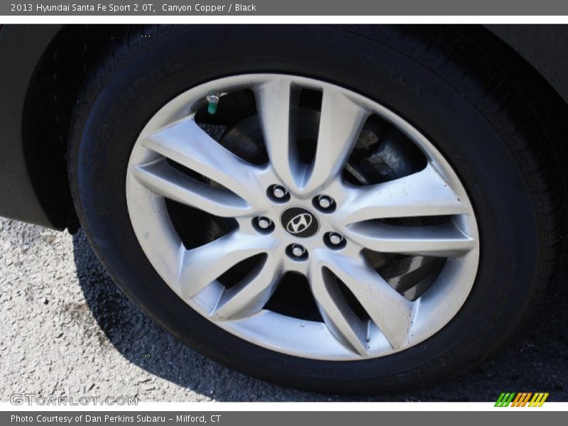 Canyon Copper / Black 2013 Hyundai Santa Fe Sport 2.0T