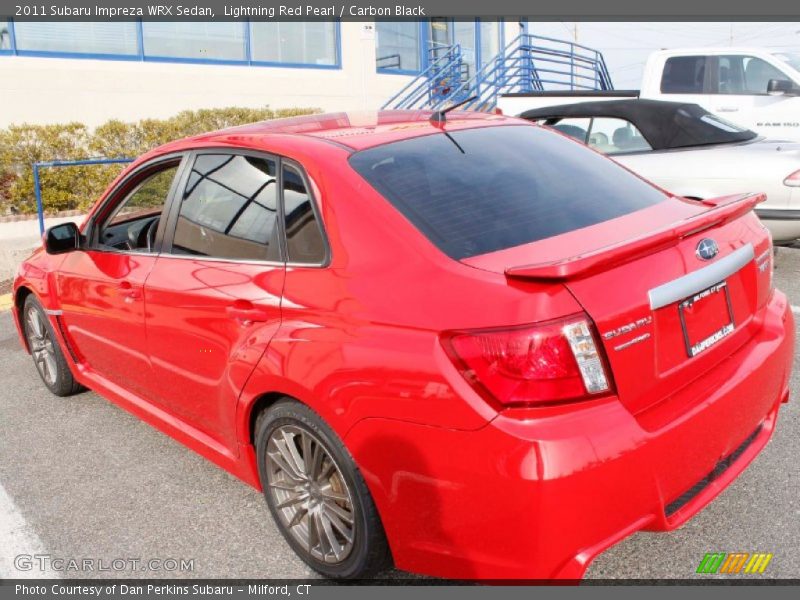 Lightning Red Pearl / Carbon Black 2011 Subaru Impreza WRX Sedan