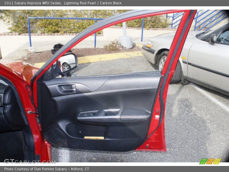 Lightning Red Pearl / Carbon Black 2011 Subaru Impreza WRX Sedan