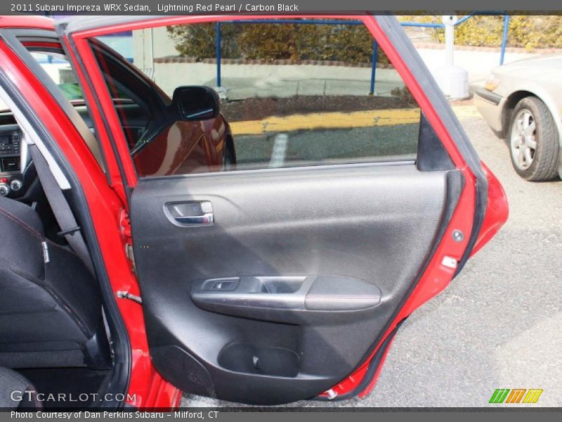 Lightning Red Pearl / Carbon Black 2011 Subaru Impreza WRX Sedan
