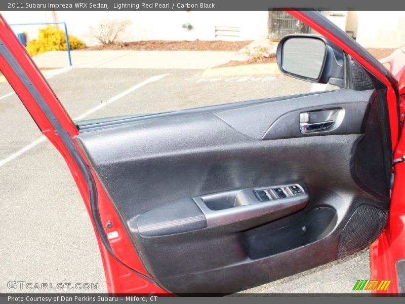Lightning Red Pearl / Carbon Black 2011 Subaru Impreza WRX Sedan