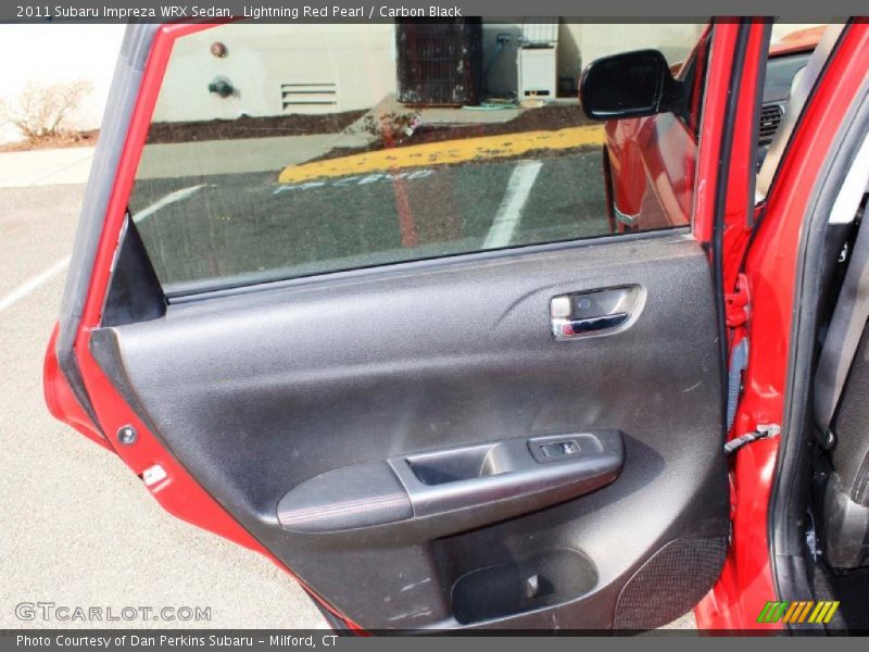Lightning Red Pearl / Carbon Black 2011 Subaru Impreza WRX Sedan