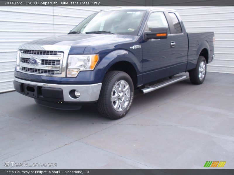 Blue Jeans / Steel Grey 2014 Ford F150 XLT SuperCab