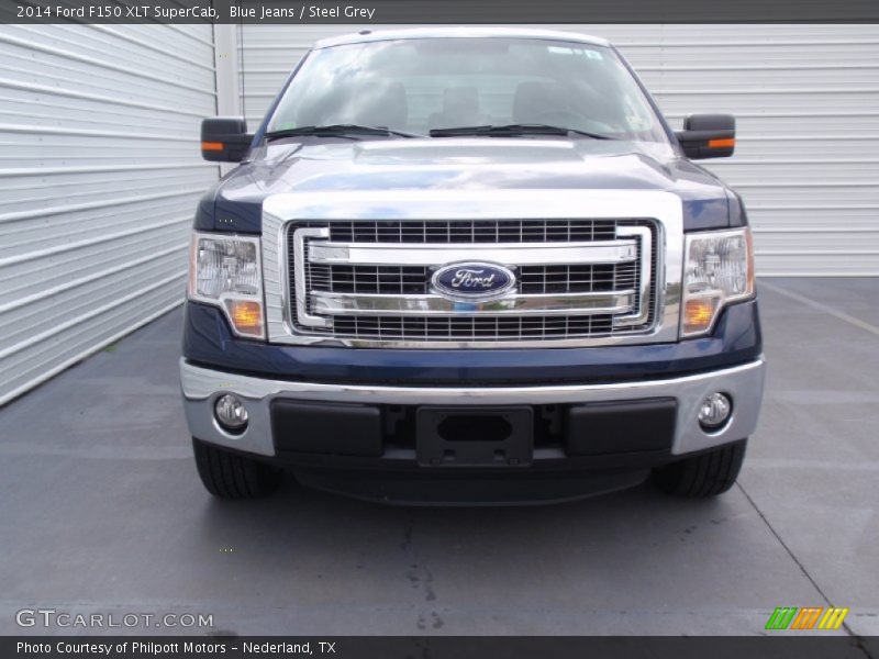 Blue Jeans / Steel Grey 2014 Ford F150 XLT SuperCab
