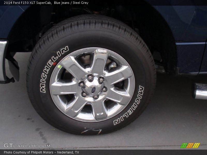 Blue Jeans / Steel Grey 2014 Ford F150 XLT SuperCab