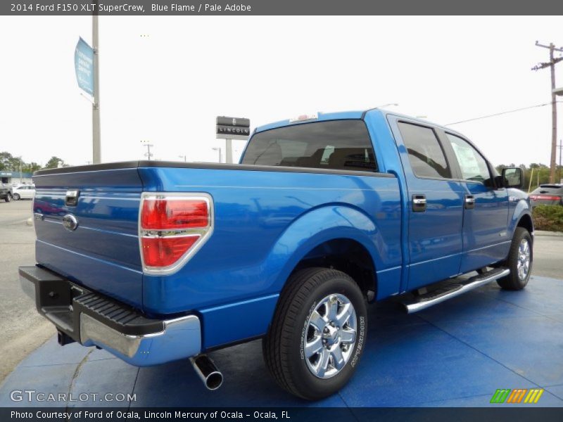 Blue Flame / Pale Adobe 2014 Ford F150 XLT SuperCrew
