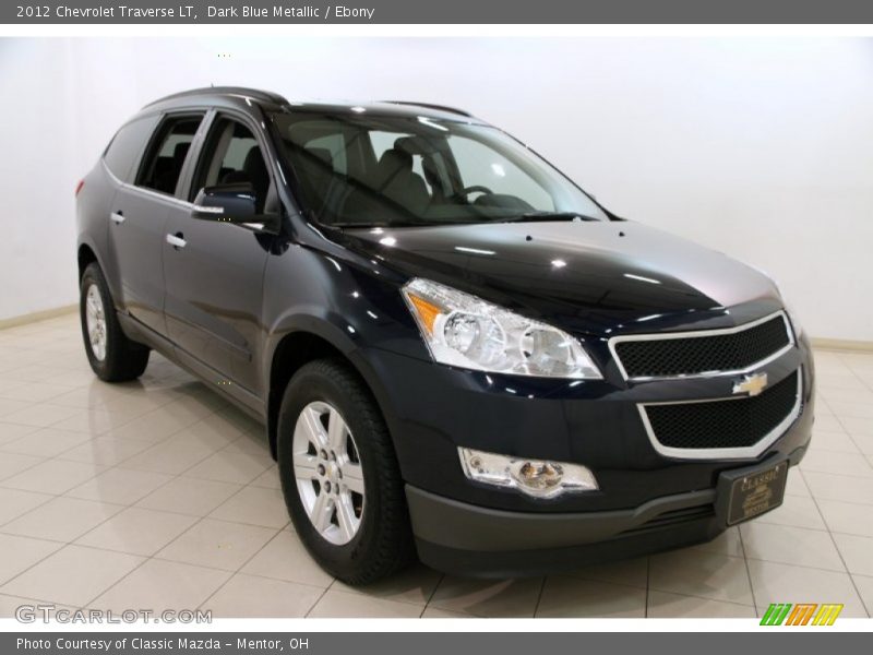Dark Blue Metallic / Ebony 2012 Chevrolet Traverse LT