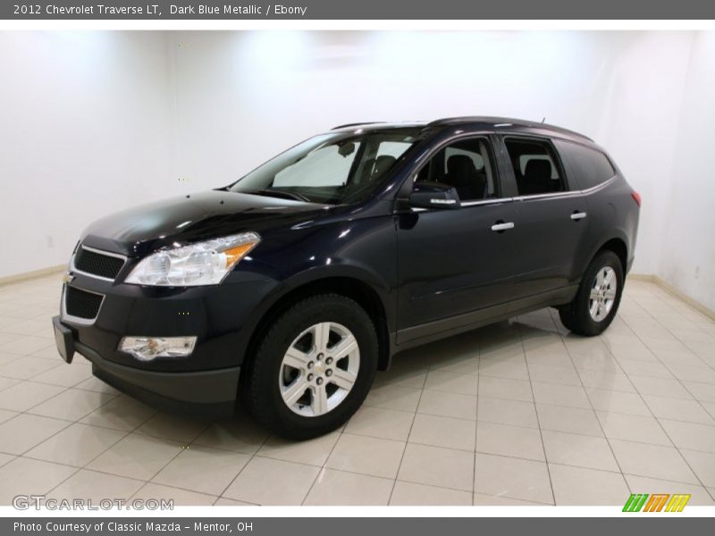 Dark Blue Metallic / Ebony 2012 Chevrolet Traverse LT
