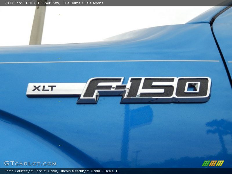 Blue Flame / Pale Adobe 2014 Ford F150 XLT SuperCrew