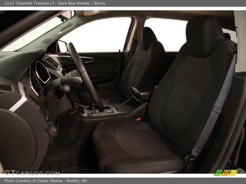 Dark Blue Metallic / Ebony 2012 Chevrolet Traverse LT