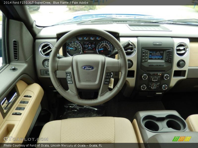 Blue Flame / Pale Adobe 2014 Ford F150 XLT SuperCrew