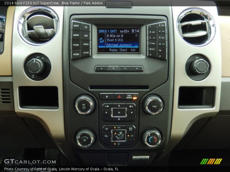 Blue Flame / Pale Adobe 2014 Ford F150 XLT SuperCrew