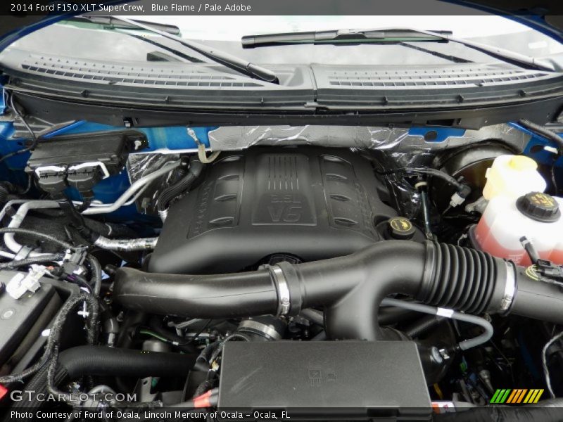 Blue Flame / Pale Adobe 2014 Ford F150 XLT SuperCrew