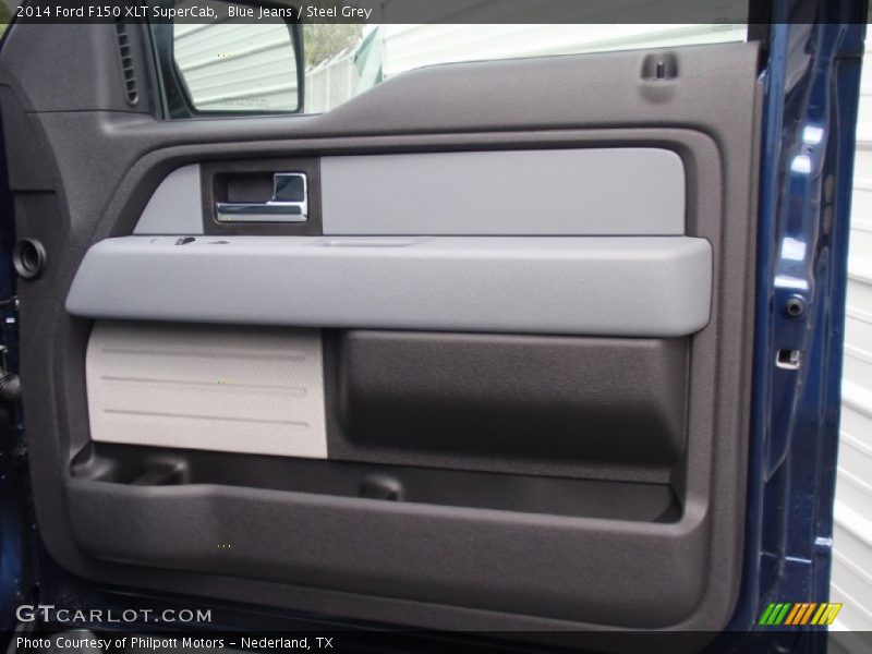 Blue Jeans / Steel Grey 2014 Ford F150 XLT SuperCab