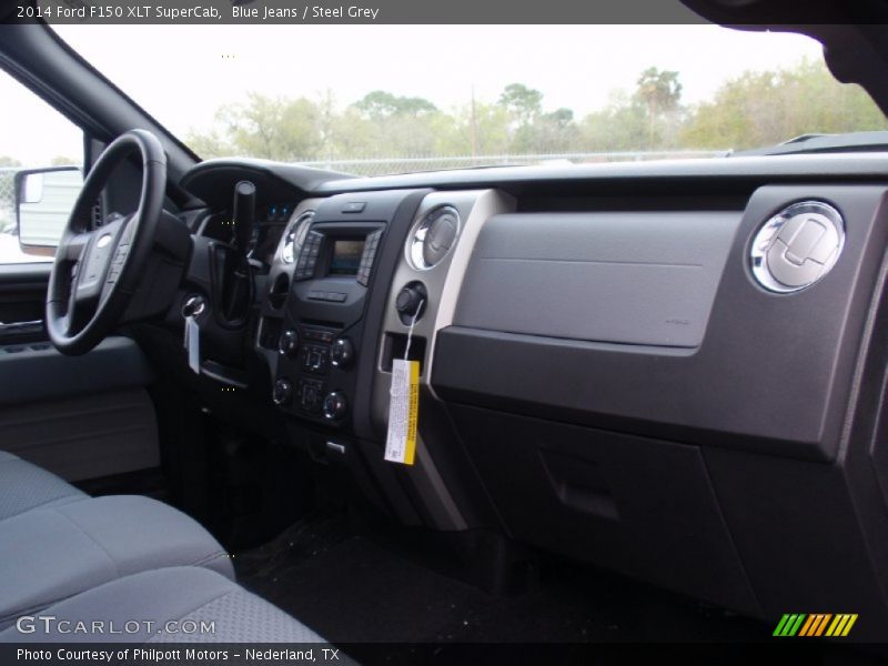 Blue Jeans / Steel Grey 2014 Ford F150 XLT SuperCab