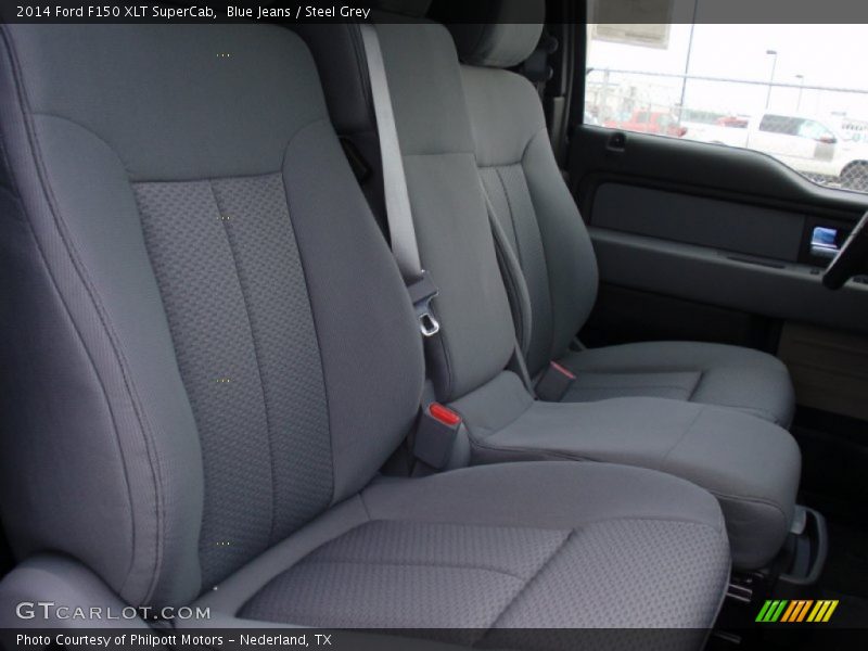 Blue Jeans / Steel Grey 2014 Ford F150 XLT SuperCab