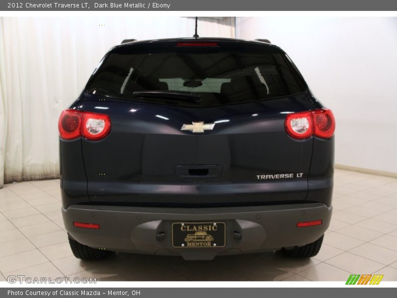 Dark Blue Metallic / Ebony 2012 Chevrolet Traverse LT