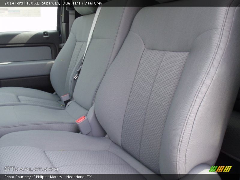 Blue Jeans / Steel Grey 2014 Ford F150 XLT SuperCab