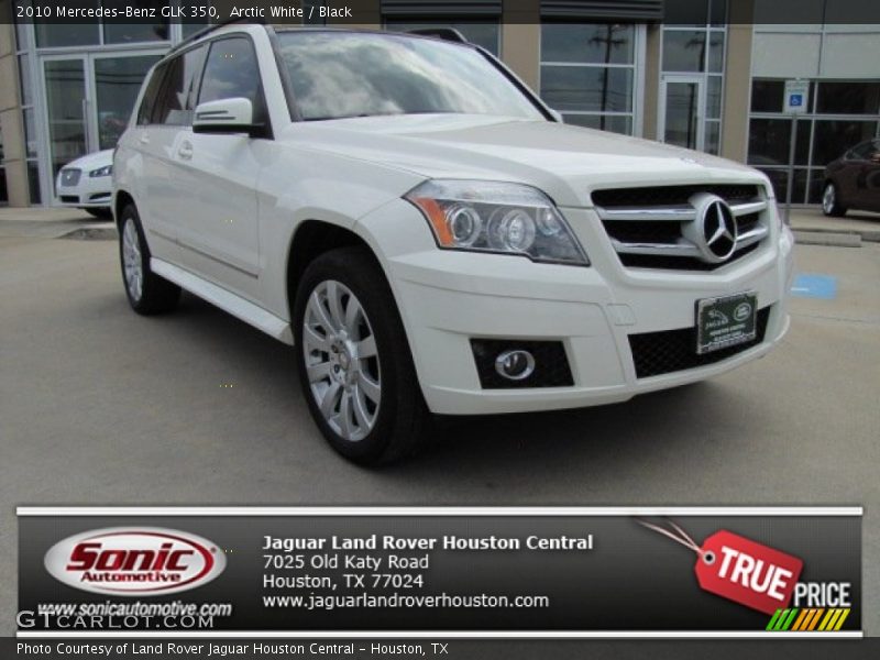 Arctic White / Black 2010 Mercedes-Benz GLK 350