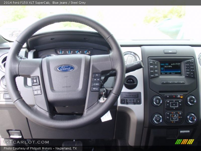 Blue Jeans / Steel Grey 2014 Ford F150 XLT SuperCab