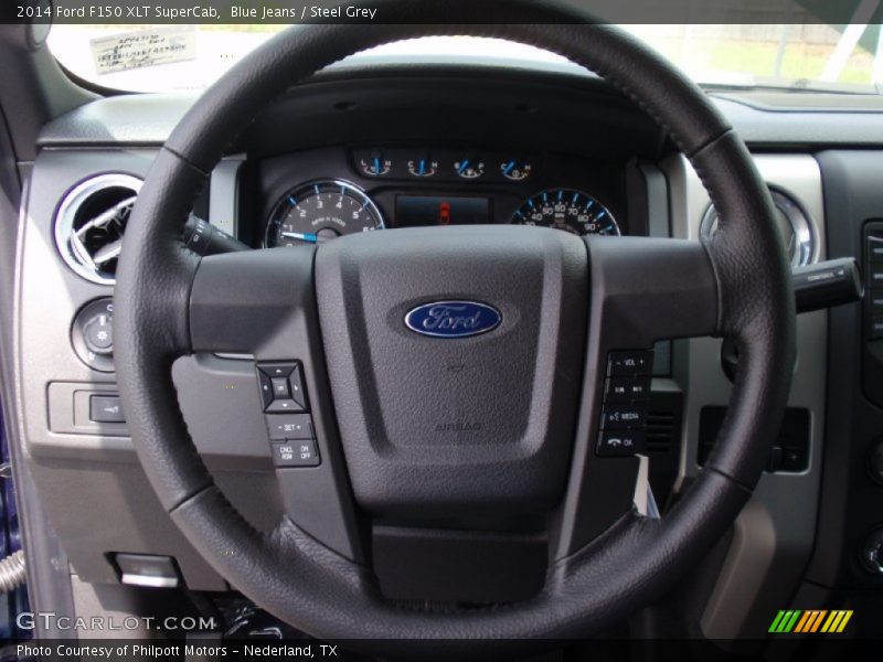 Blue Jeans / Steel Grey 2014 Ford F150 XLT SuperCab