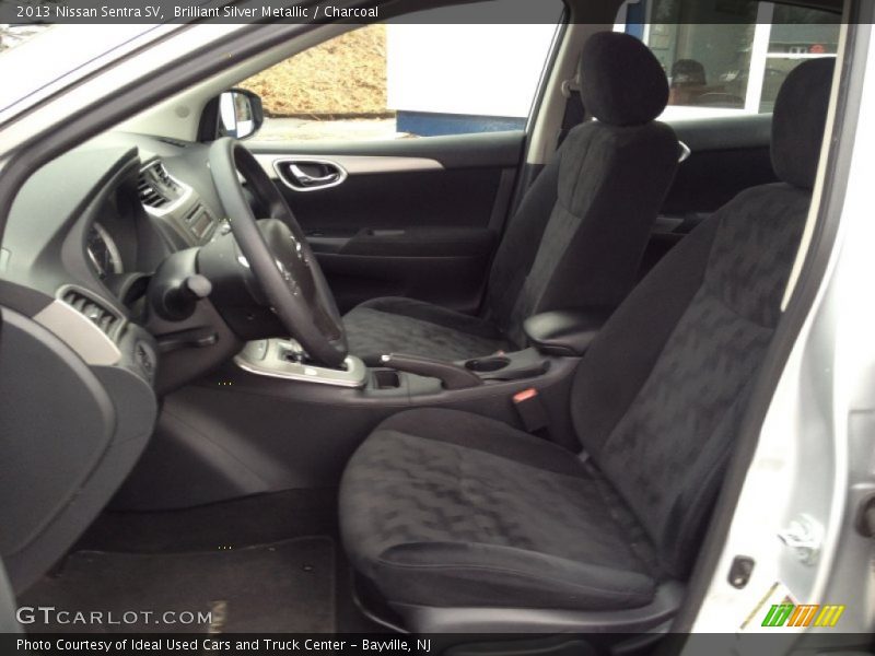 Brilliant Silver Metallic / Charcoal 2013 Nissan Sentra SV