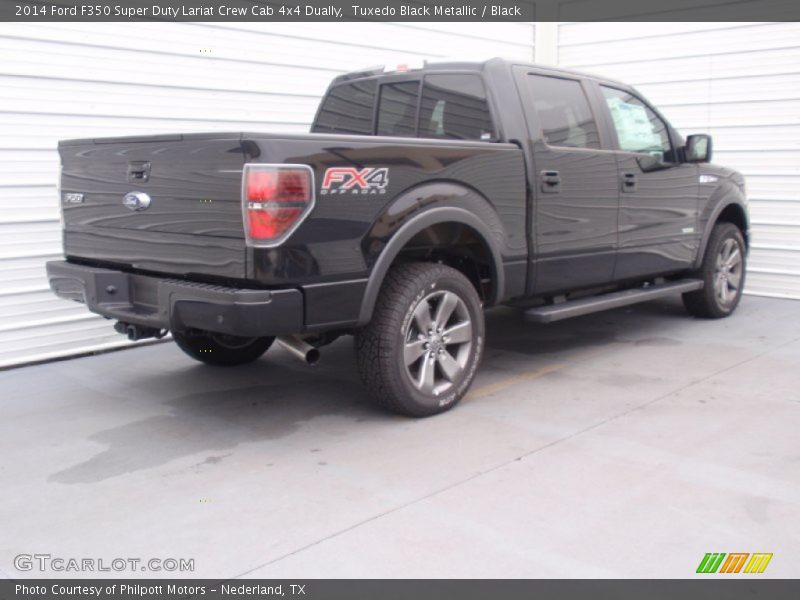 Tuxedo Black Metallic / Black 2014 Ford F350 Super Duty Lariat Crew Cab 4x4 Dually
