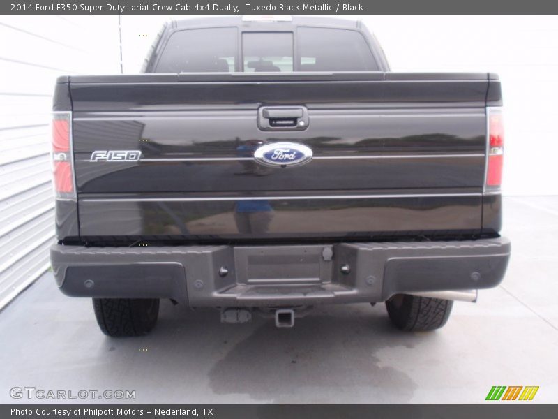 Tuxedo Black Metallic / Black 2014 Ford F350 Super Duty Lariat Crew Cab 4x4 Dually