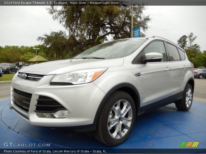 Front 3/4 View of 2014 Escape Titanium 1.6L EcoBoost