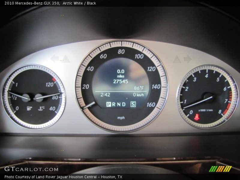 Arctic White / Black 2010 Mercedes-Benz GLK 350