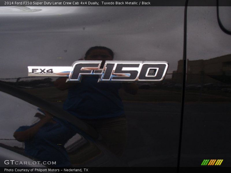 Tuxedo Black Metallic / Black 2014 Ford F350 Super Duty Lariat Crew Cab 4x4 Dually