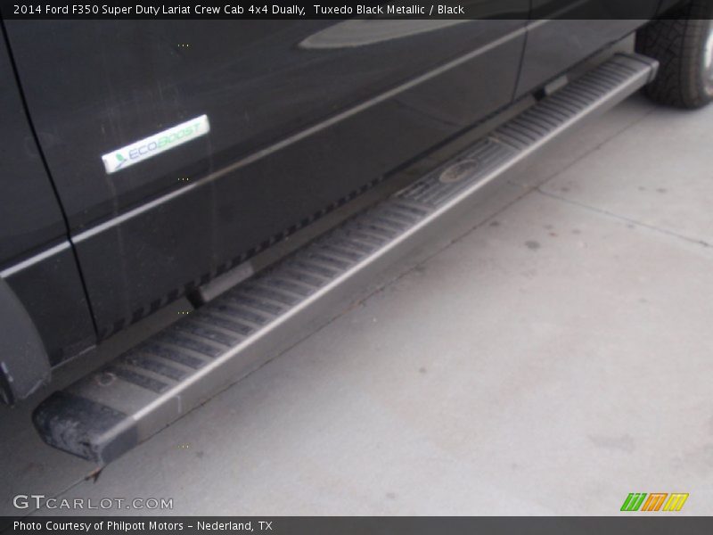 Tuxedo Black Metallic / Black 2014 Ford F350 Super Duty Lariat Crew Cab 4x4 Dually