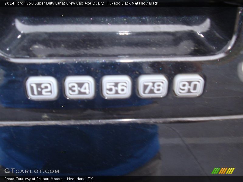Tuxedo Black Metallic / Black 2014 Ford F350 Super Duty Lariat Crew Cab 4x4 Dually