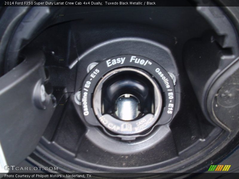Tuxedo Black Metallic / Black 2014 Ford F350 Super Duty Lariat Crew Cab 4x4 Dually
