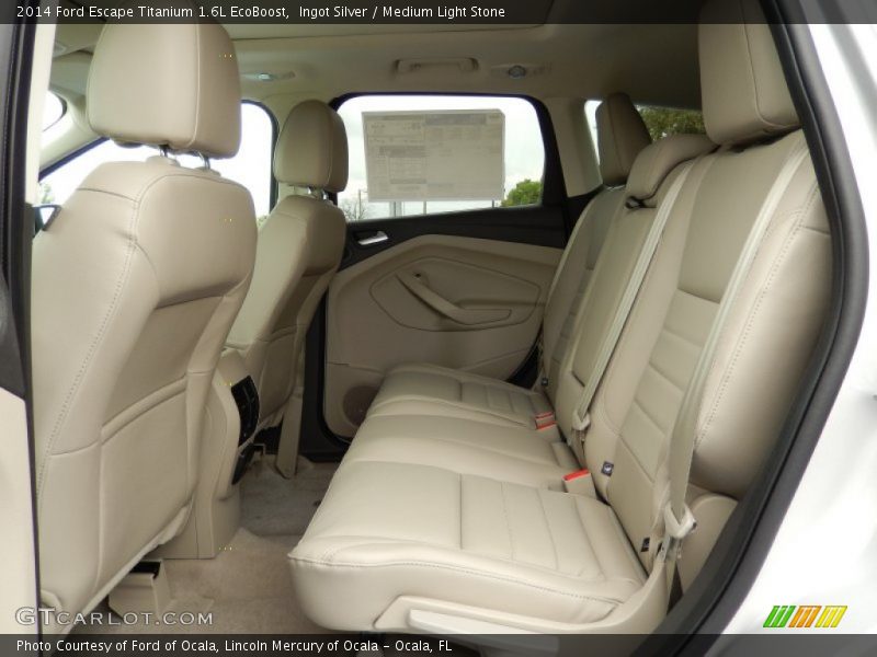 Rear Seat of 2014 Escape Titanium 1.6L EcoBoost