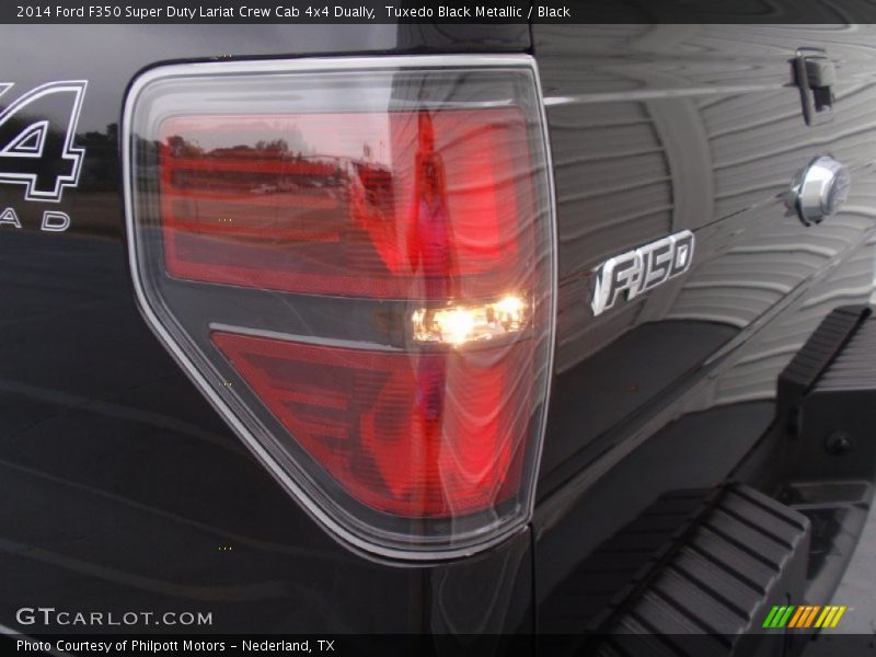 Tuxedo Black Metallic / Black 2014 Ford F350 Super Duty Lariat Crew Cab 4x4 Dually
