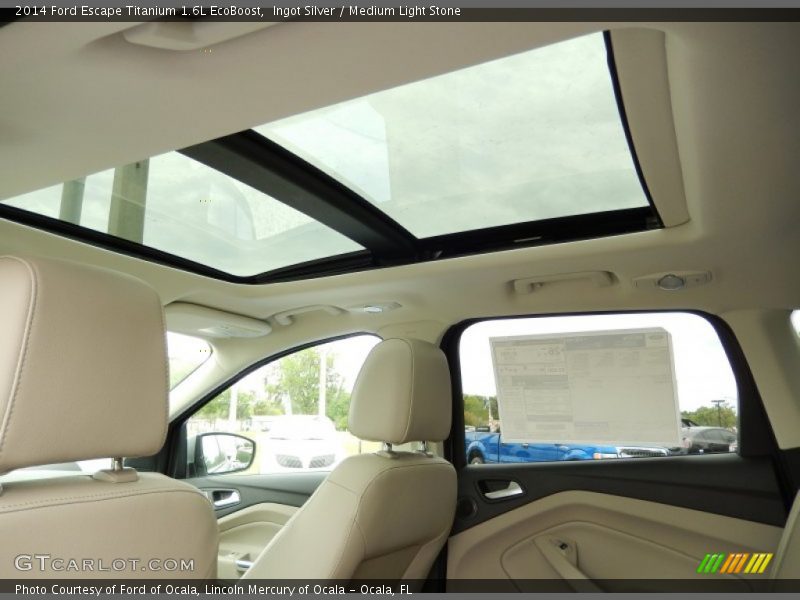 Sunroof of 2014 Escape Titanium 1.6L EcoBoost