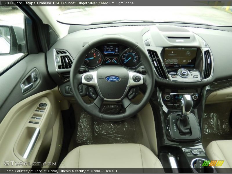 Dashboard of 2014 Escape Titanium 1.6L EcoBoost