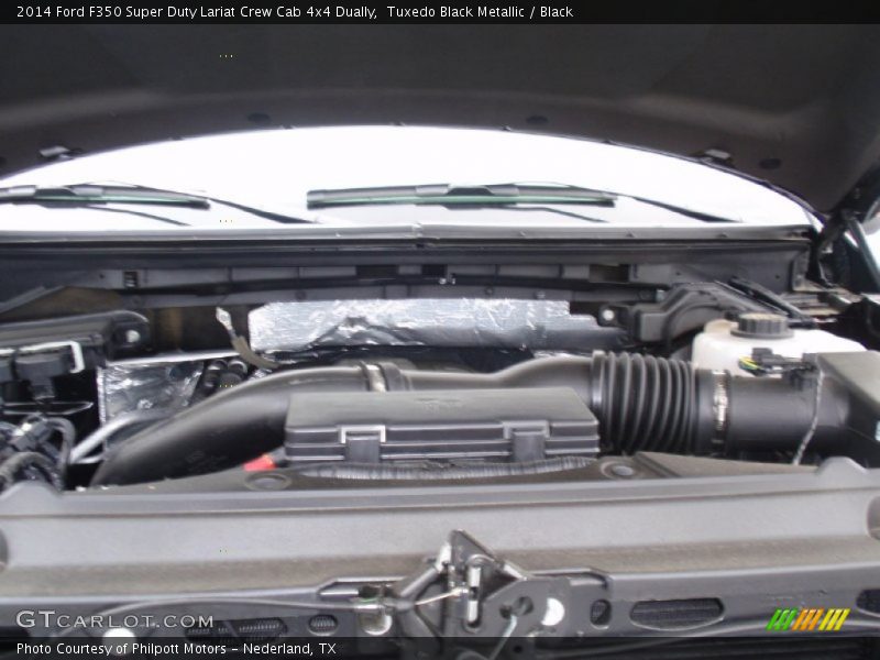 Tuxedo Black Metallic / Black 2014 Ford F350 Super Duty Lariat Crew Cab 4x4 Dually