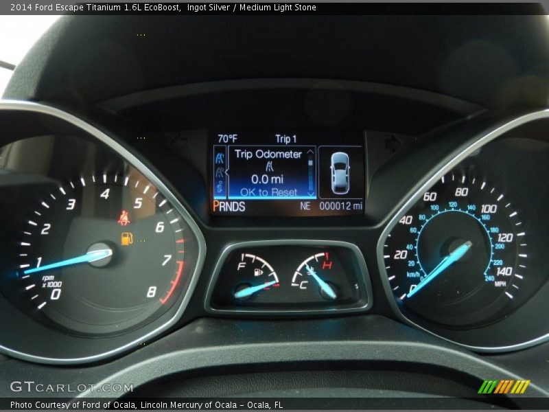  2014 Escape Titanium 1.6L EcoBoost Titanium 1.6L EcoBoost Gauges