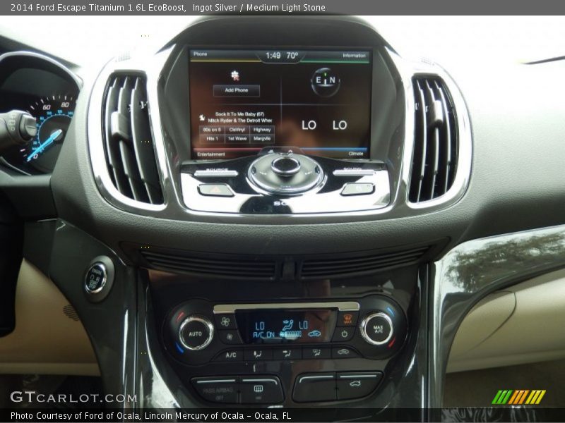 Controls of 2014 Escape Titanium 1.6L EcoBoost