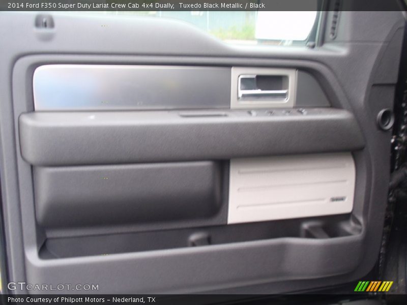 Tuxedo Black Metallic / Black 2014 Ford F350 Super Duty Lariat Crew Cab 4x4 Dually