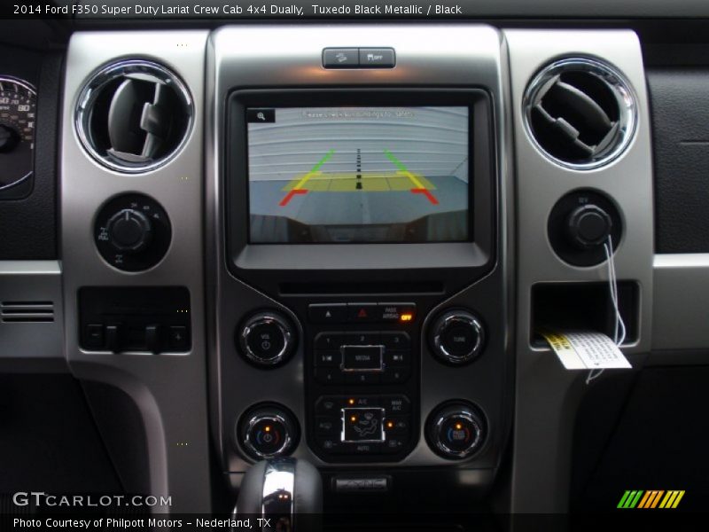 Tuxedo Black Metallic / Black 2014 Ford F350 Super Duty Lariat Crew Cab 4x4 Dually