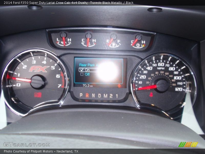 Tuxedo Black Metallic / Black 2014 Ford F350 Super Duty Lariat Crew Cab 4x4 Dually
