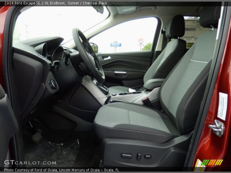 Sunset / Charcoal Black 2014 Ford Escape SE 2.0L EcoBoost