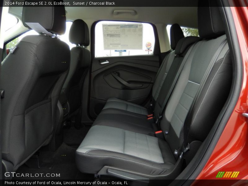 Sunset / Charcoal Black 2014 Ford Escape SE 2.0L EcoBoost