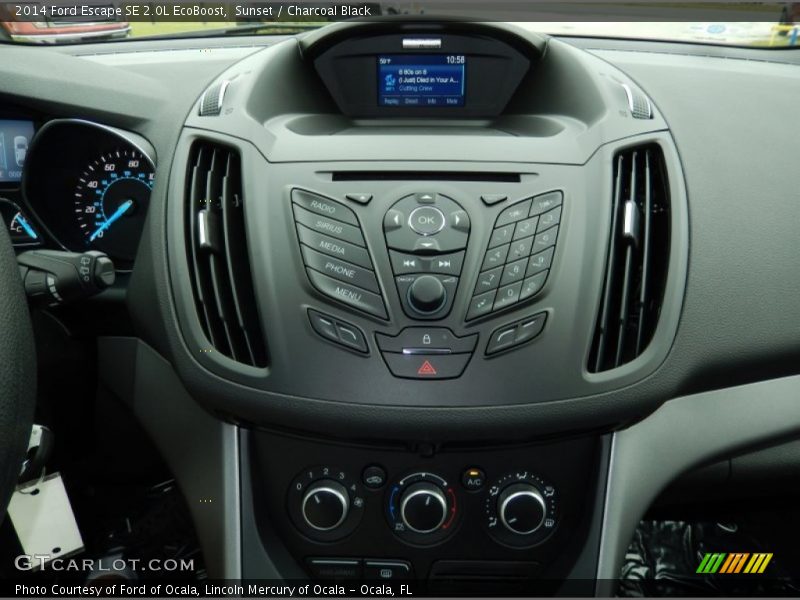 Sunset / Charcoal Black 2014 Ford Escape SE 2.0L EcoBoost